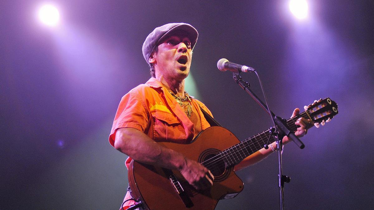 Manu Chao, durante un concierto, en una imagen de archivo.