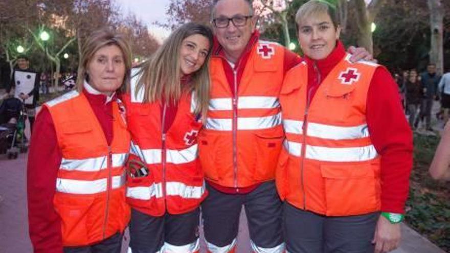 Trabajadores de la Cruz Roja.