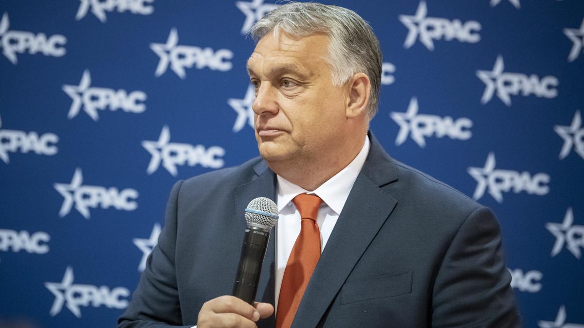 Hungarian Prime Minister Viktor Orban attens CPAC in the US