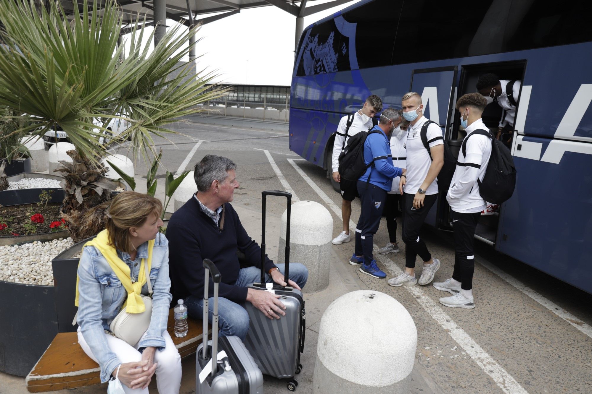 El Málaga CF pone rumbo a Las Palmas