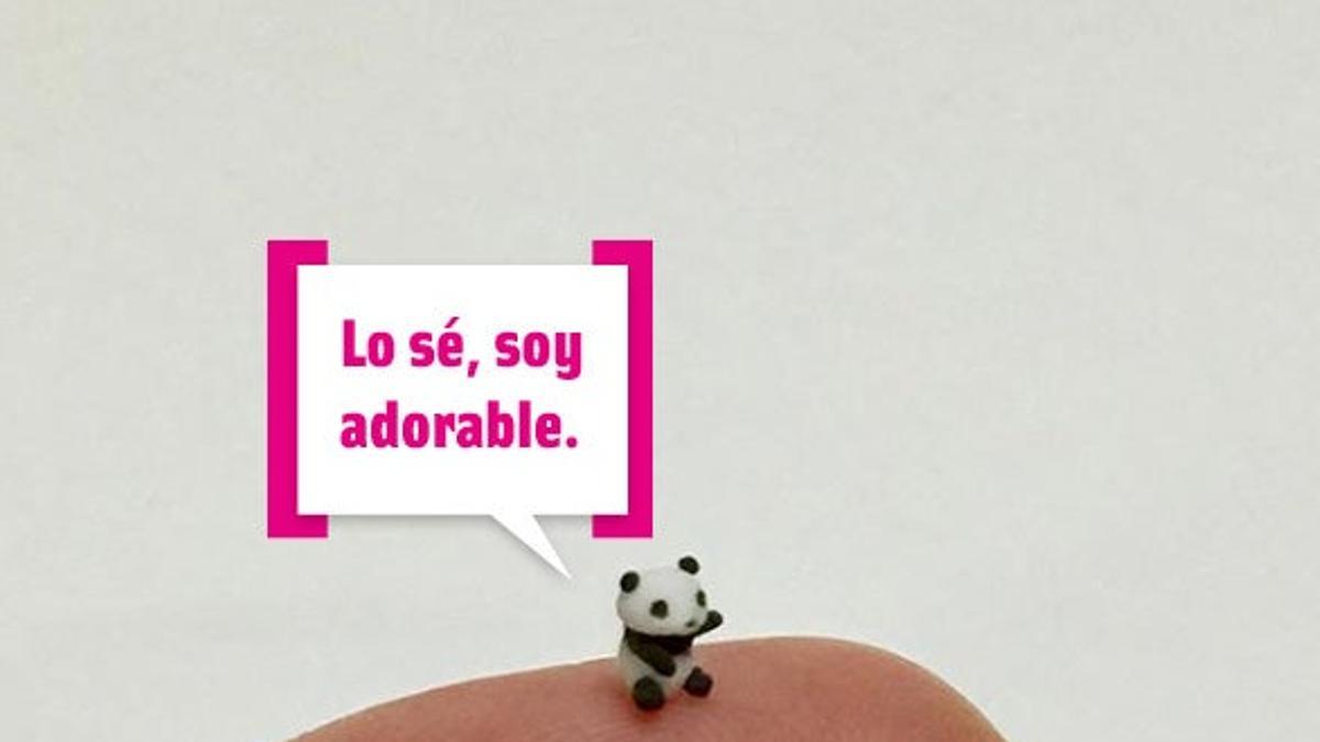 Figurita de panda mini