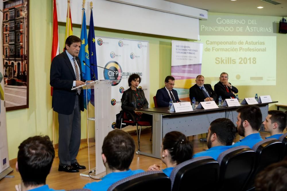 Entrega de diplomas del Campeonato de Asturias de Formación Profesional