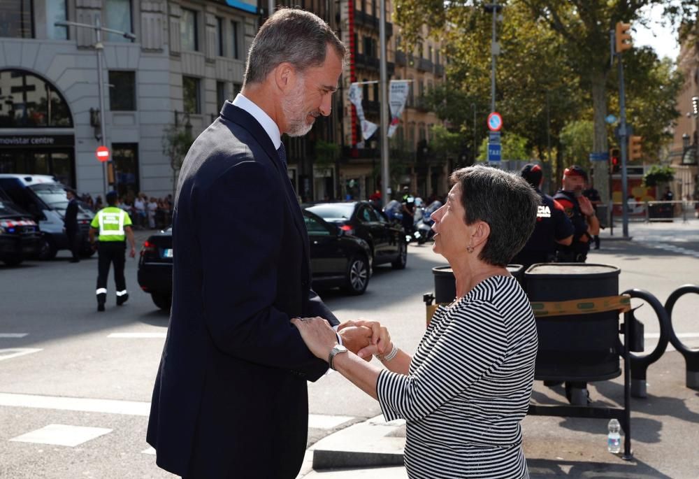 Actes commemoratius del 17-A a Barcelona