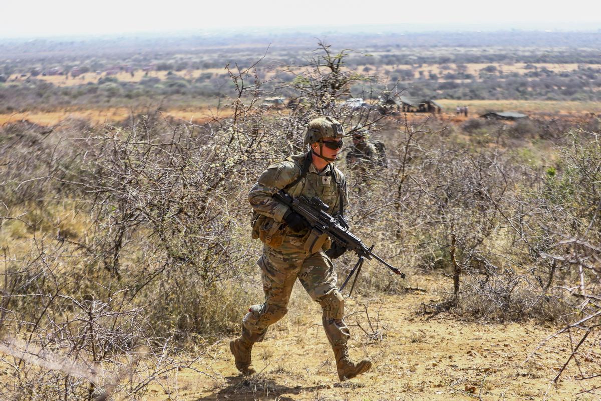 EEUU monta en la sabana de Kenia su mayor maniobra militar en África del Este