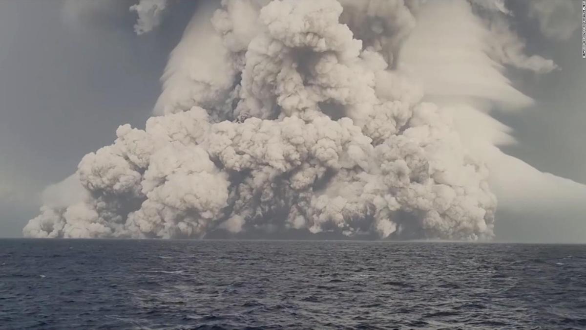 La erupción del Tonga fue de las más intensas jamás registradas