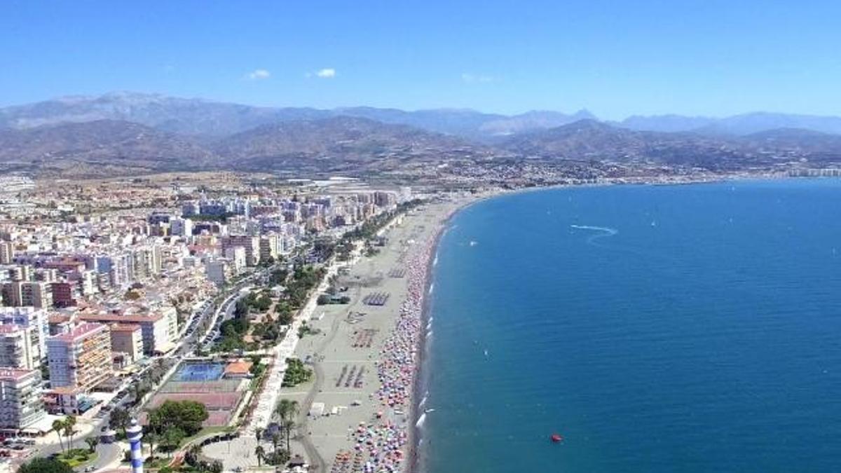 Imagen aérea de Torre del Mar.