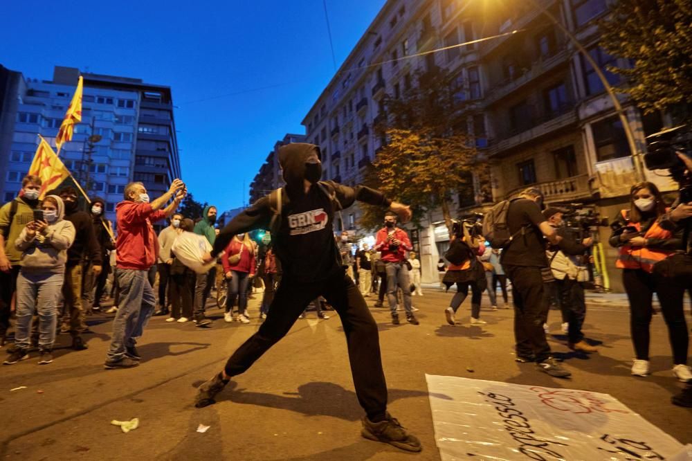 Protestes per la inhabilitació de Torra a les comarques gironines