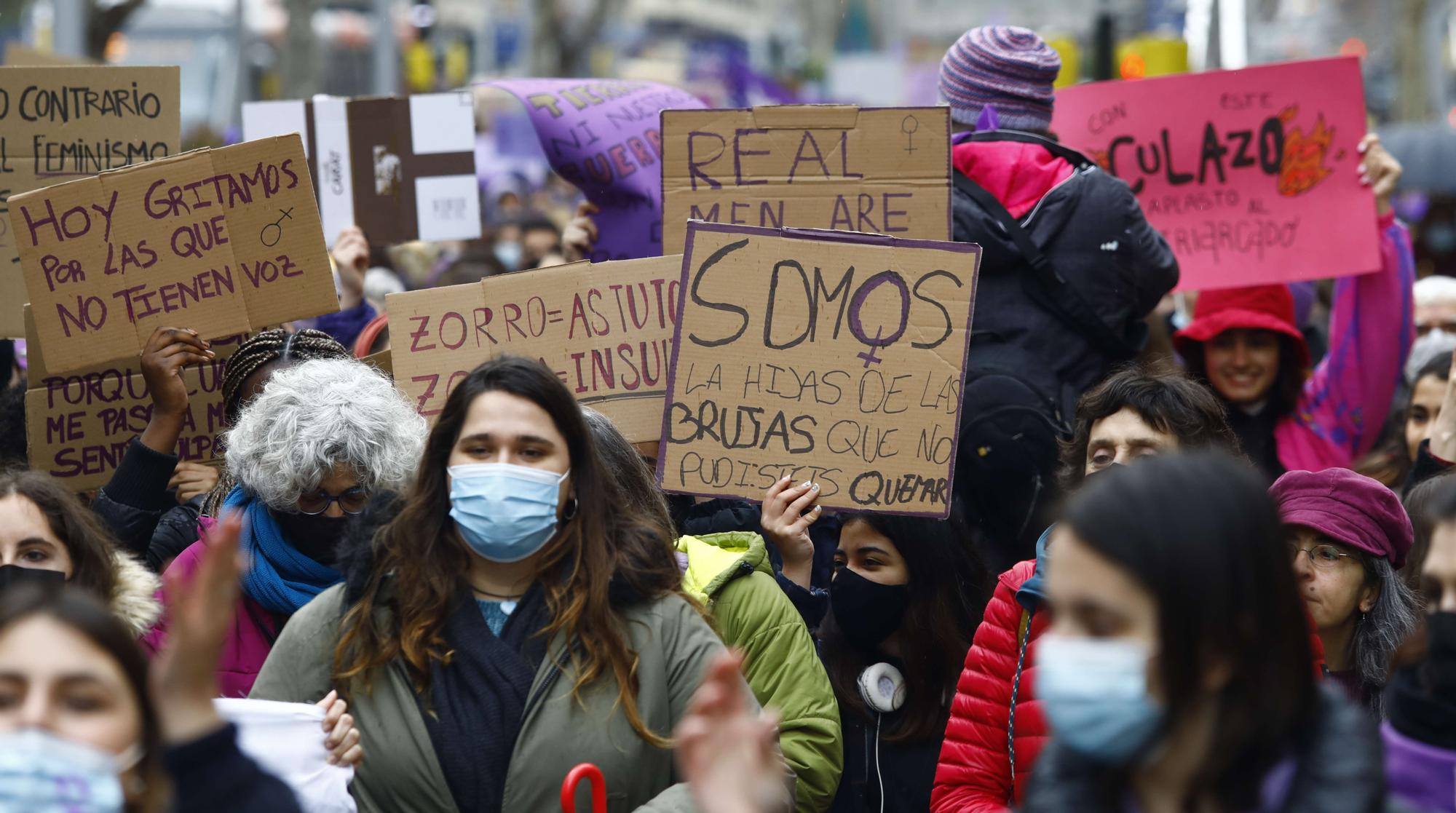 Manifestación estudiantil 8-M 2022