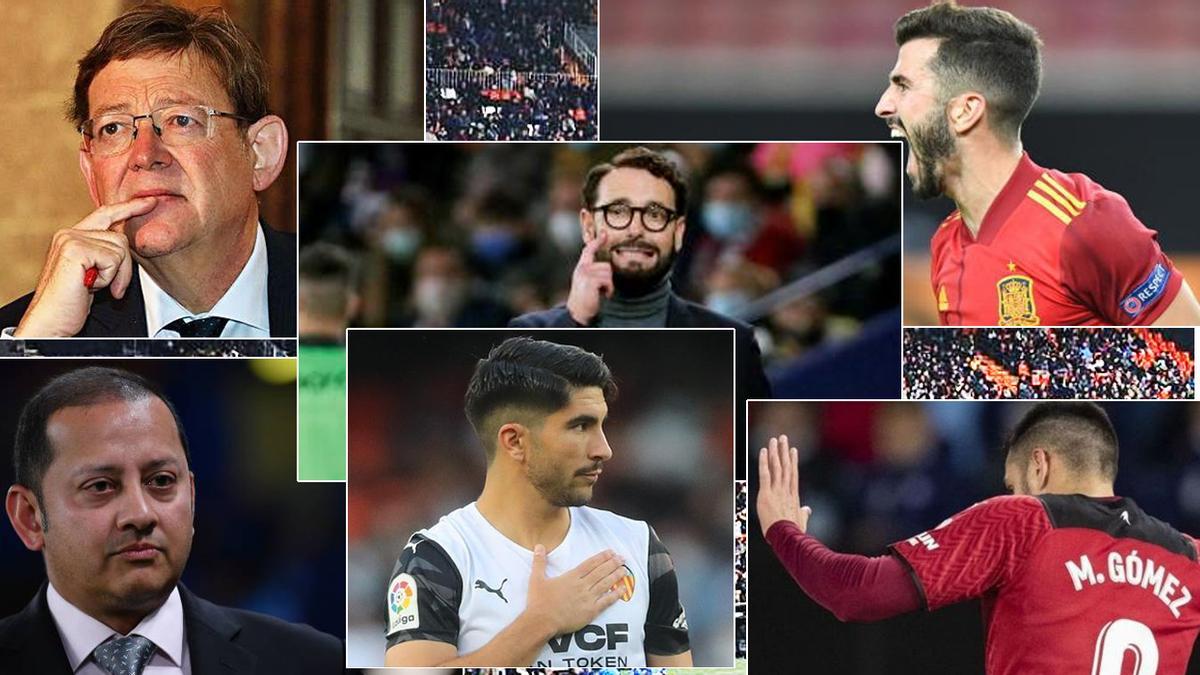 Encuesta sobre los protagonistas de 2021 en el entorno del Valencia CF