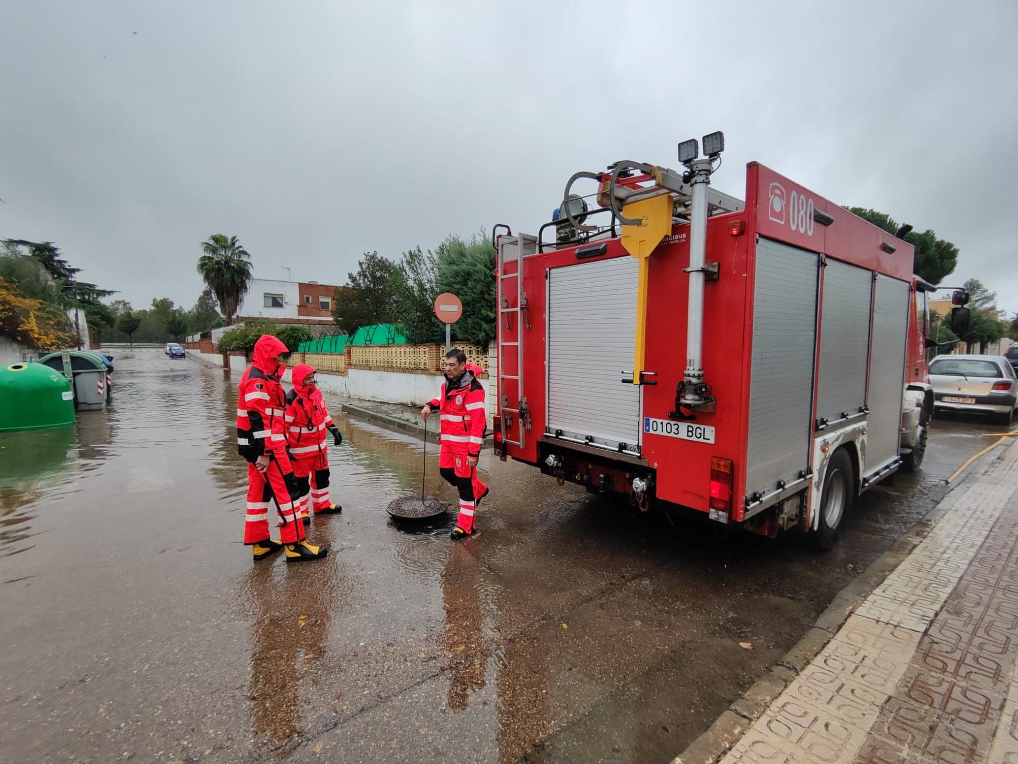 Las imágenes que deja la borrasca Efraín en Extremadura