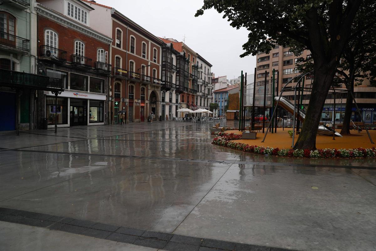 La plaza Pedro Menéndez.
