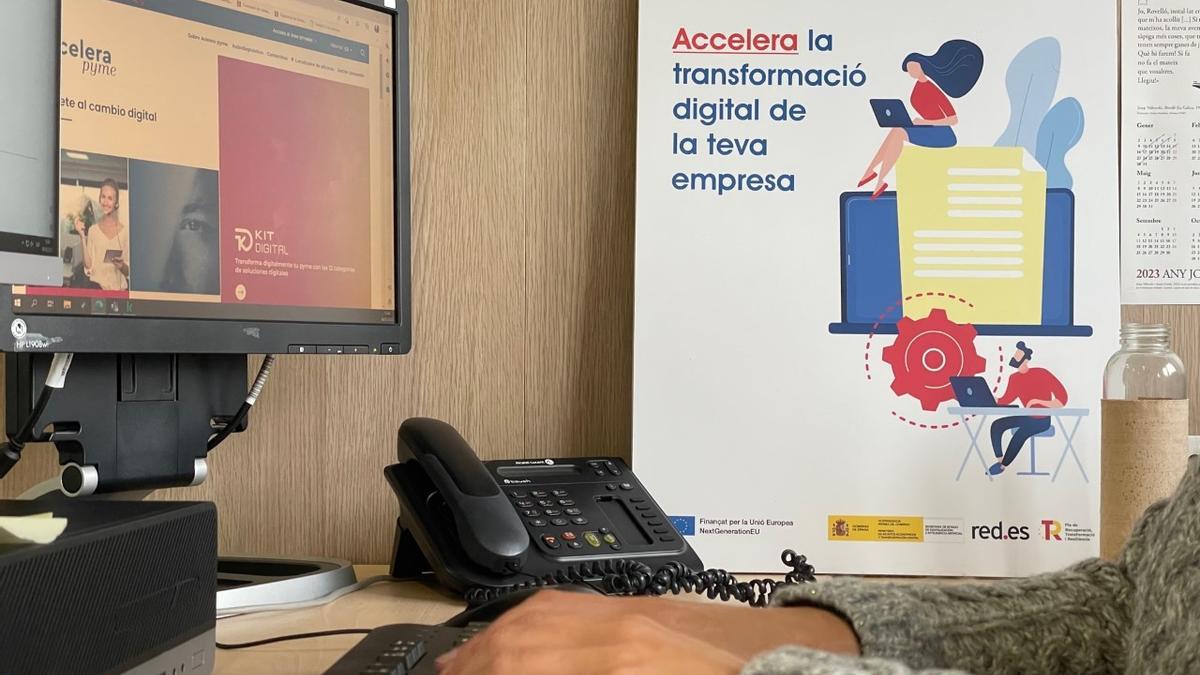 Un agent dl programa «Accelera Pime».