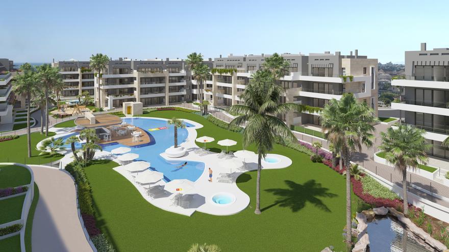 Así es Flamenca Village: El espectacular residencial en Orihuela Costa que evoca un pequeño pueblo centroeuropeo