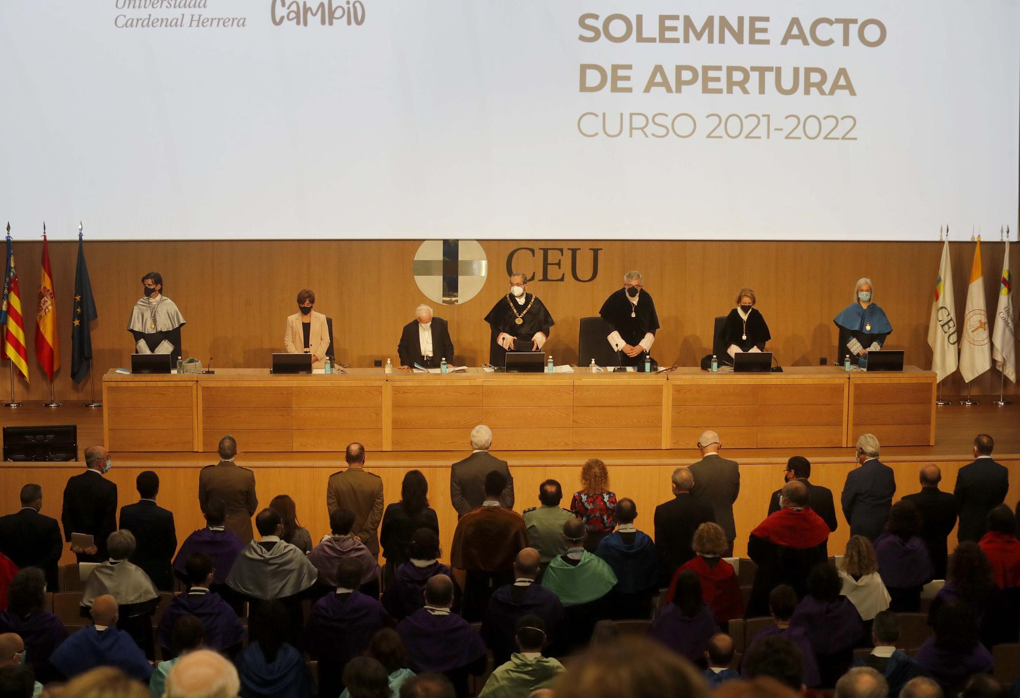 Acto de apertura del nuevo año académico en la Universidad CEU Cardenar Herrera