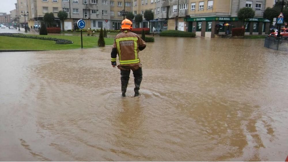 Inundaciones en Oviedo