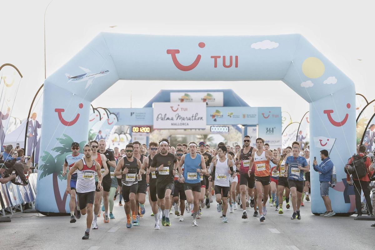 La TUI Palma Marathon Mallorca contará este año con mil corredores más en la salida