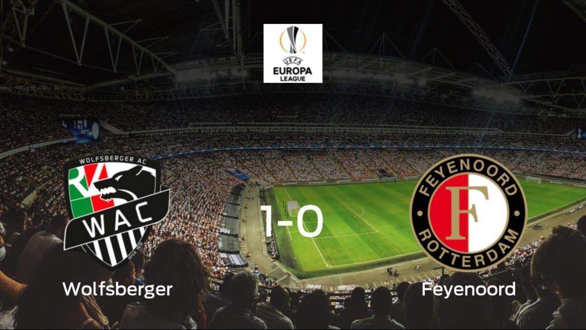 El Wolfsberger AC gana 1-0 en casa al Feyenoord Rotterdam