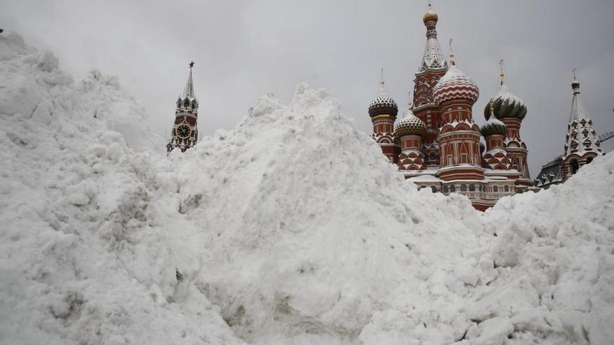 Así ha quedado Moscú tras la &#039;nevada del siglo&#039;