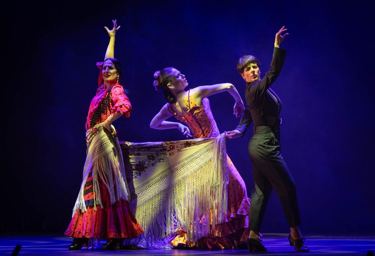 Imagen de un espectáculo flamenco.