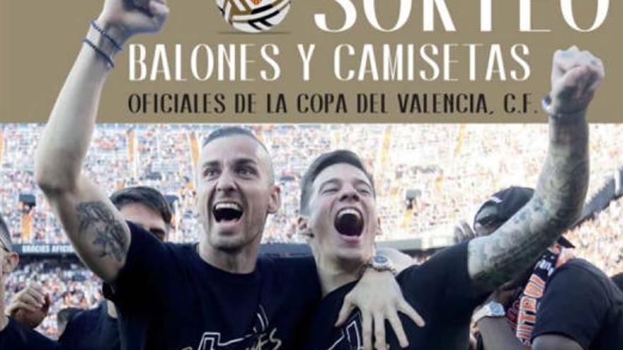 Listado de ganadores de los balones y camisetas del Valencia CF