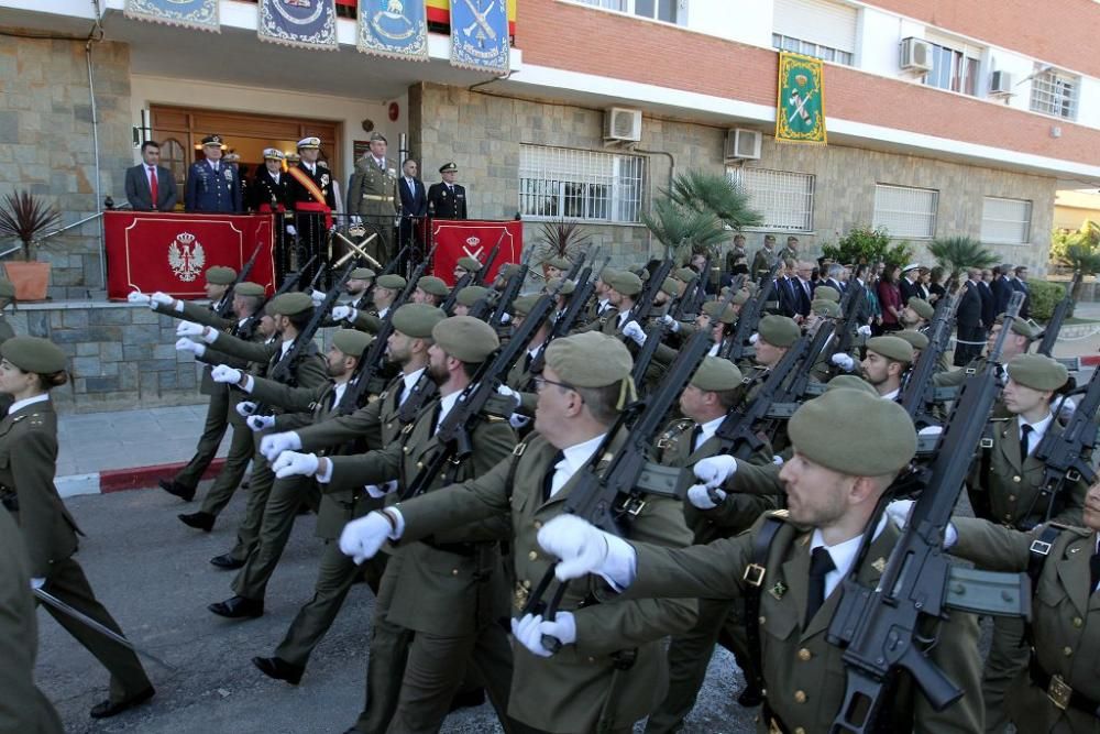 Acto por la festividad de Santa Bárbara en el Cuartel de Artillería Antiaérea de Cartagena