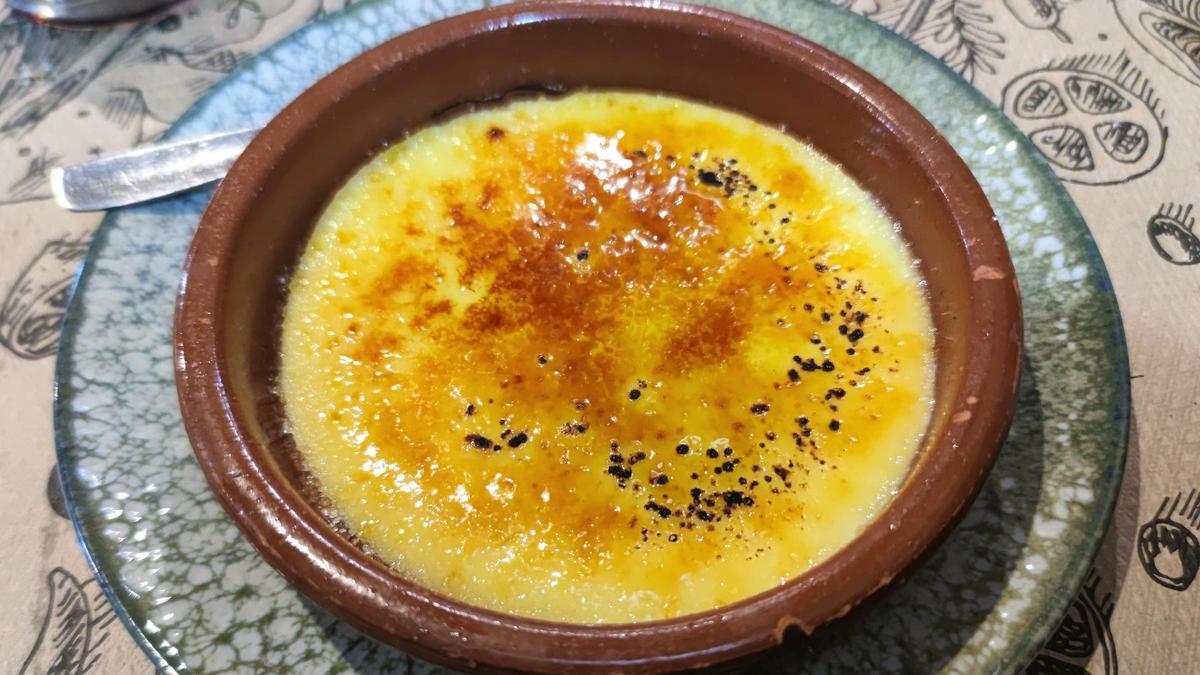 La crema catalana de Bar Rovira.