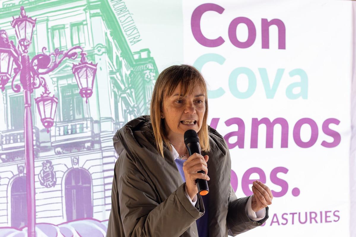 Covadonga Tomé, candidata de Podemos Asturias.