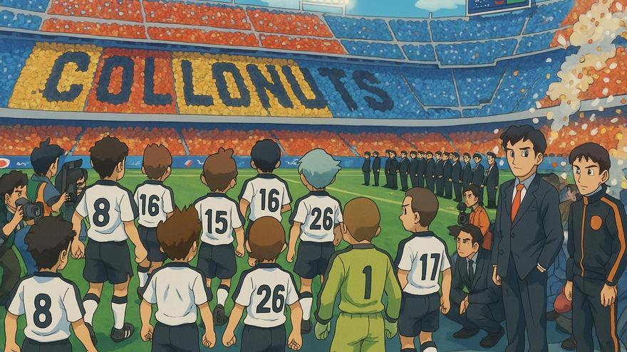 El Valencia del doblete, un equipo de dibujos animados