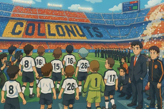 El Valencia del doblete, un equipo de dibujos animados