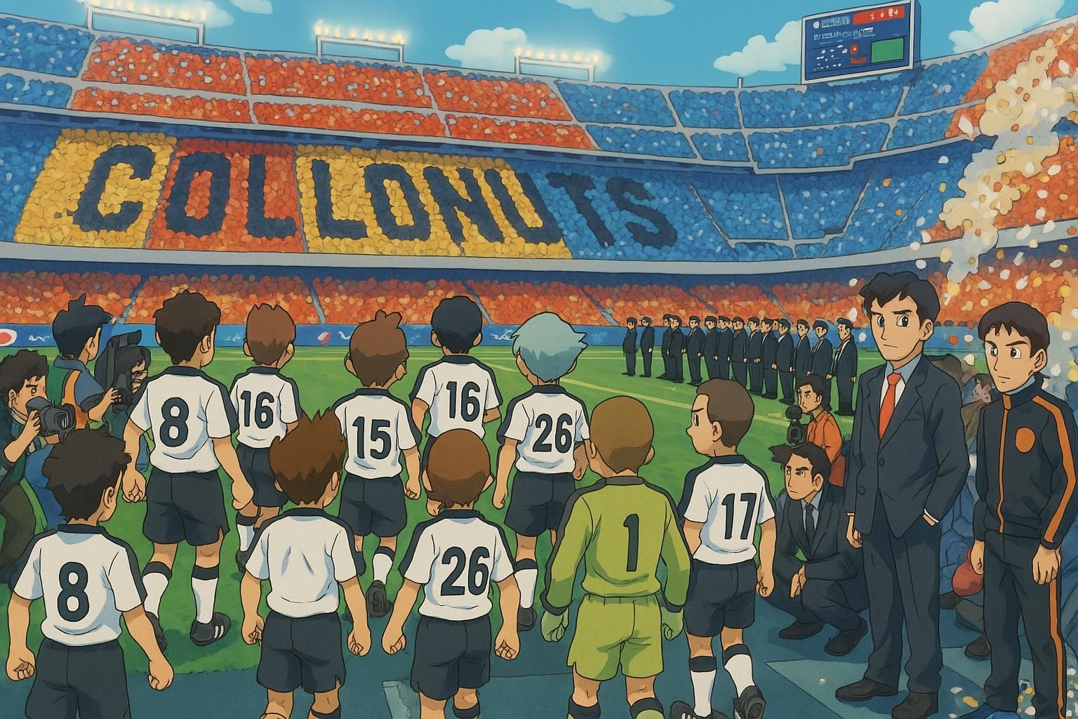 El Valencia del doblete, un equipo de dibujos animados