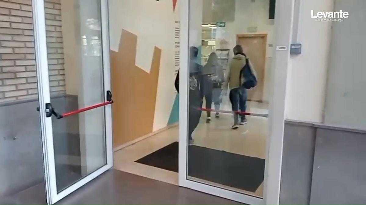 Así funcionan los servicios mínimos en el IES María Enríquez de Gandia