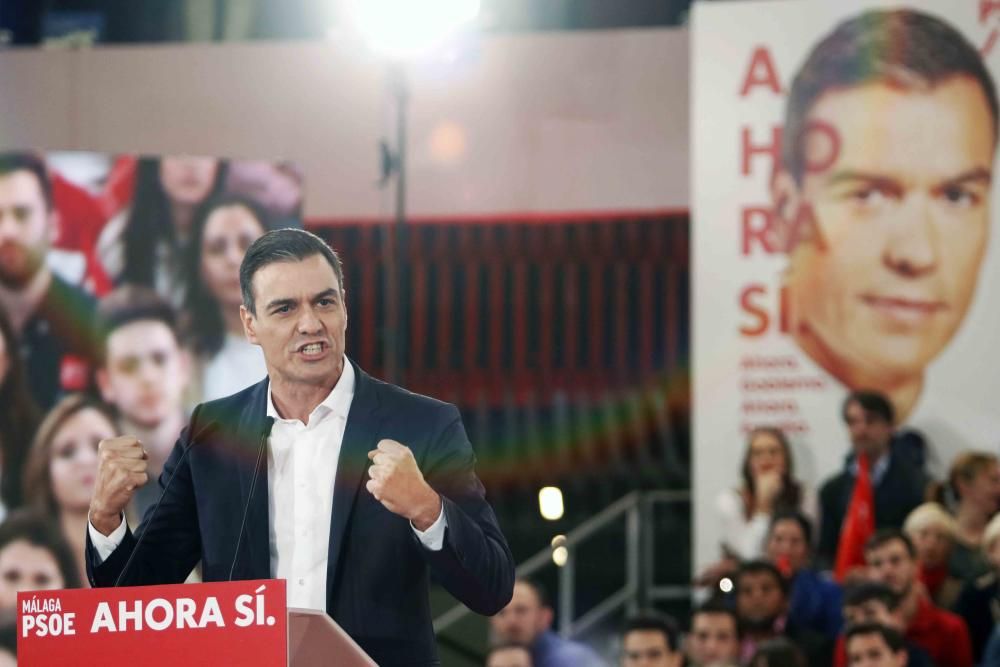 Mitin de Pedro Sánchez en Torremolinos en la campaña del 10-N.