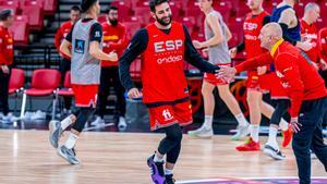 Ricky Rubio vuelve a sonreir con la selección española