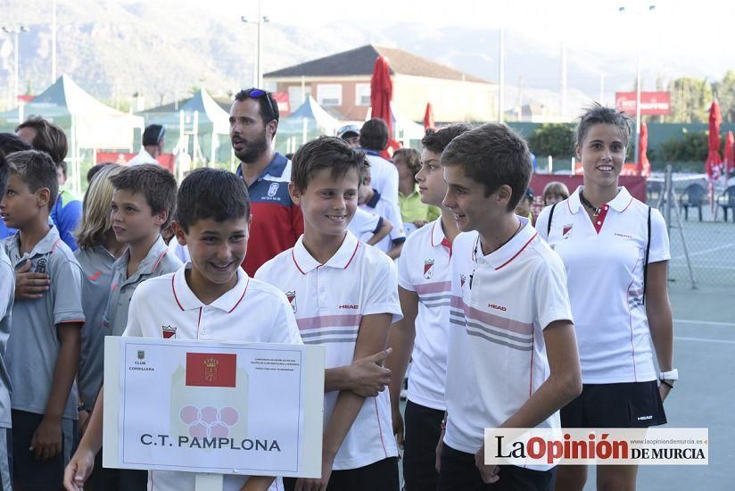 Inauguración del Campeonato Nacional de Tenis Alevín en el Club Cordillera