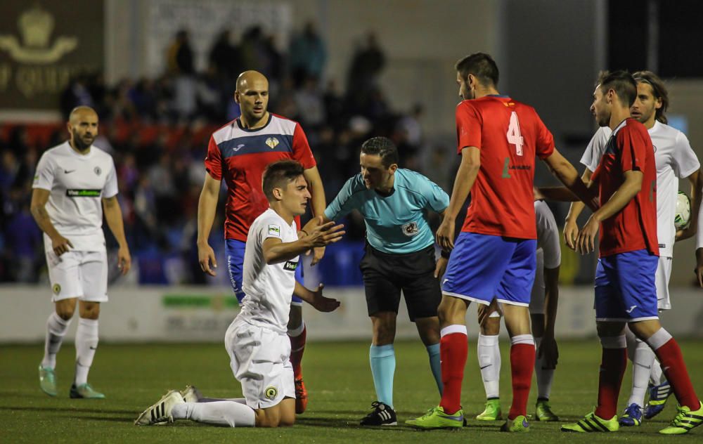 El Hércules se atasca y no pasa del empate ante el Saguntino