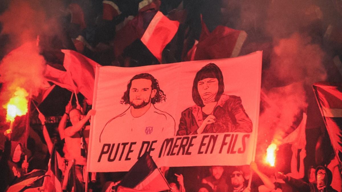 Tifos contra Rabiot