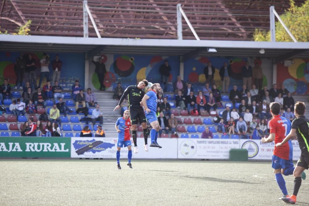 UP Langreo - Sporting B, en imágenes