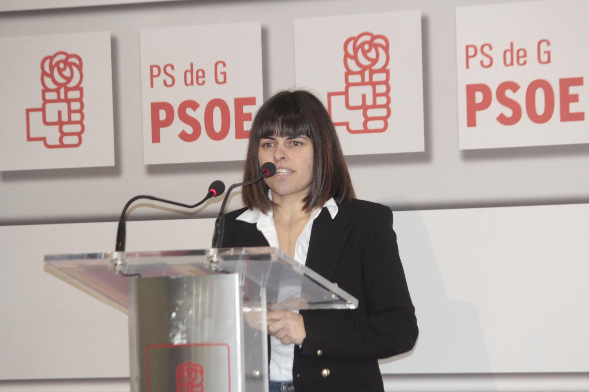 Iria Malvido ya ejerce de candidata del PSOE de Cangas