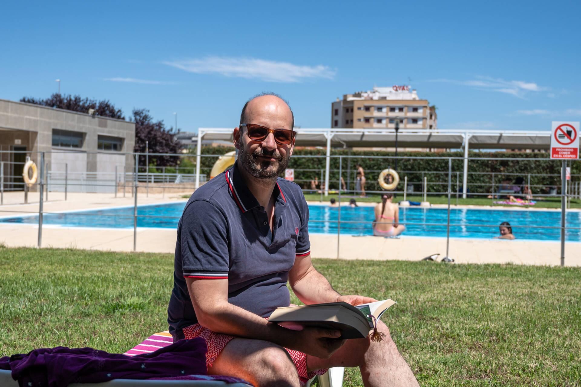 Primer día de baños en las piscinas de Badajoz