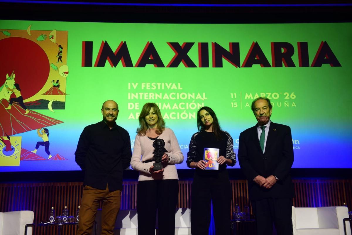 Acto de presentación del Festival Imaxinaria en la sede de Afundación de A Coruña