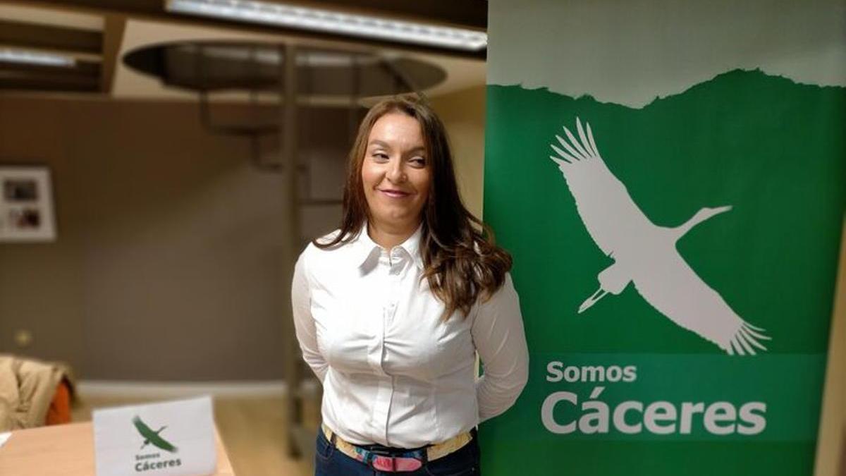 Raquel Iglesias, presidenta de Somos Cáceres