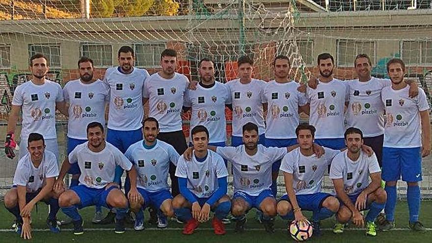 Once del Sporting Zamora antes de un partido.