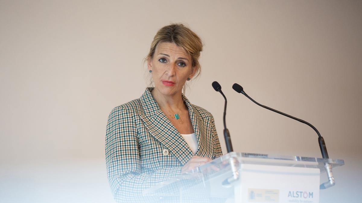 La vicepresidenta segunda del Gobierno y ministra de Trabajo y Economía Social, Yolanda Díaz.