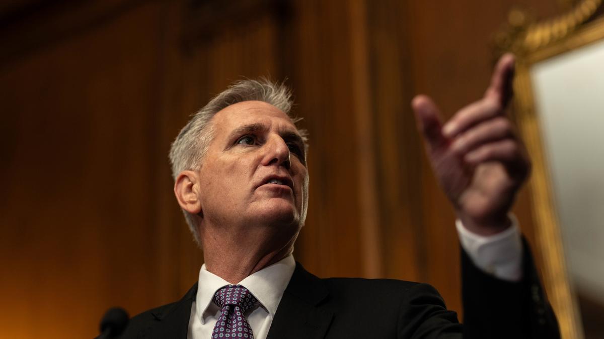 El presidente de la Cámara de Representantes, el republicano Kevin McCarthy