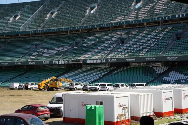 Las obras del nuevo estadio Benito Villamarín, en imágenes