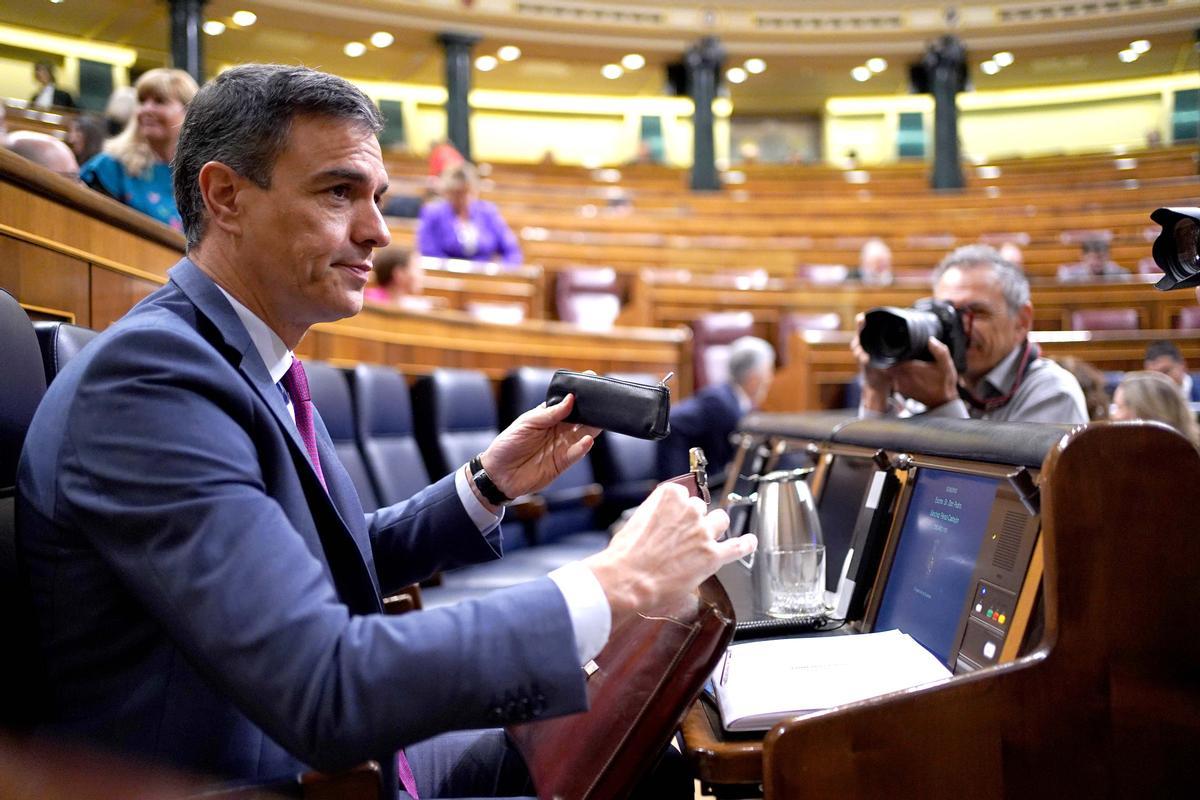 Comparecencia de Pedro Sánchez en el Congreso