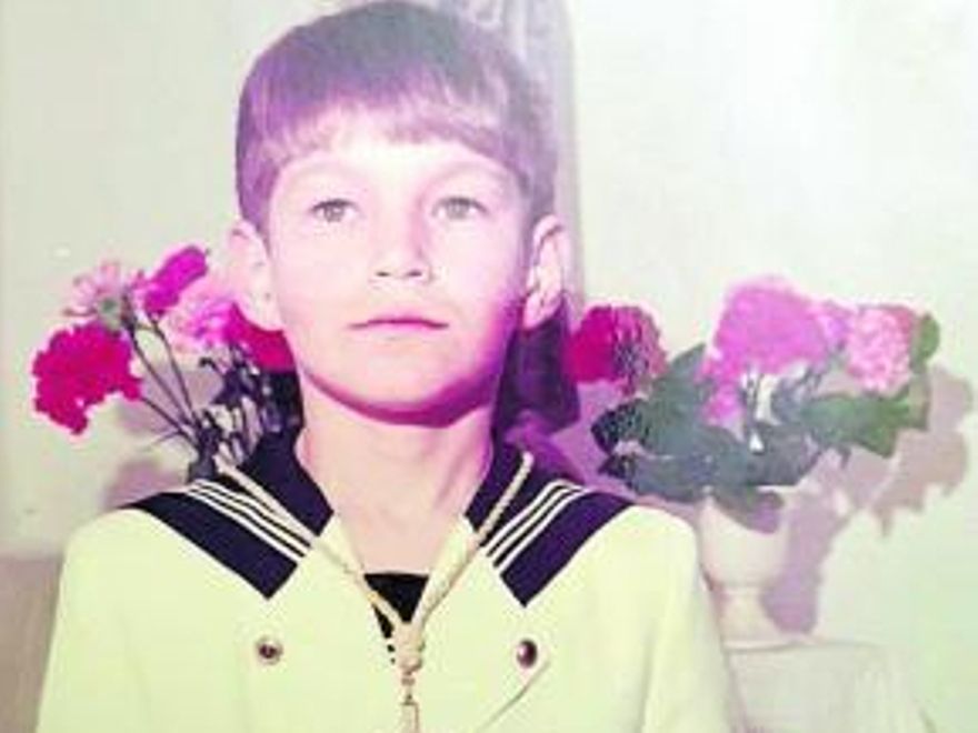 El pequeño Diego Díaz, el día de la Primera Comunión.