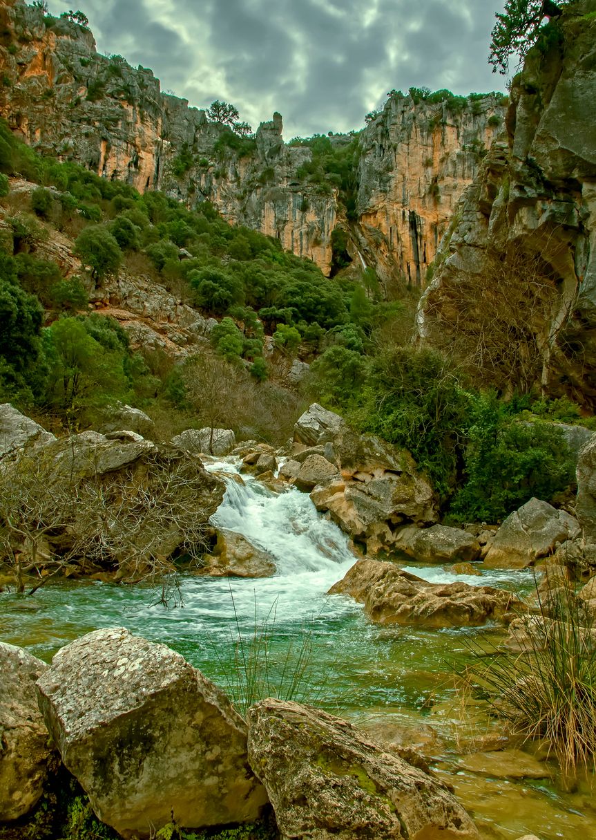 Podemos observar formas de origen técnonico y paisajes kársticos por todo el parque