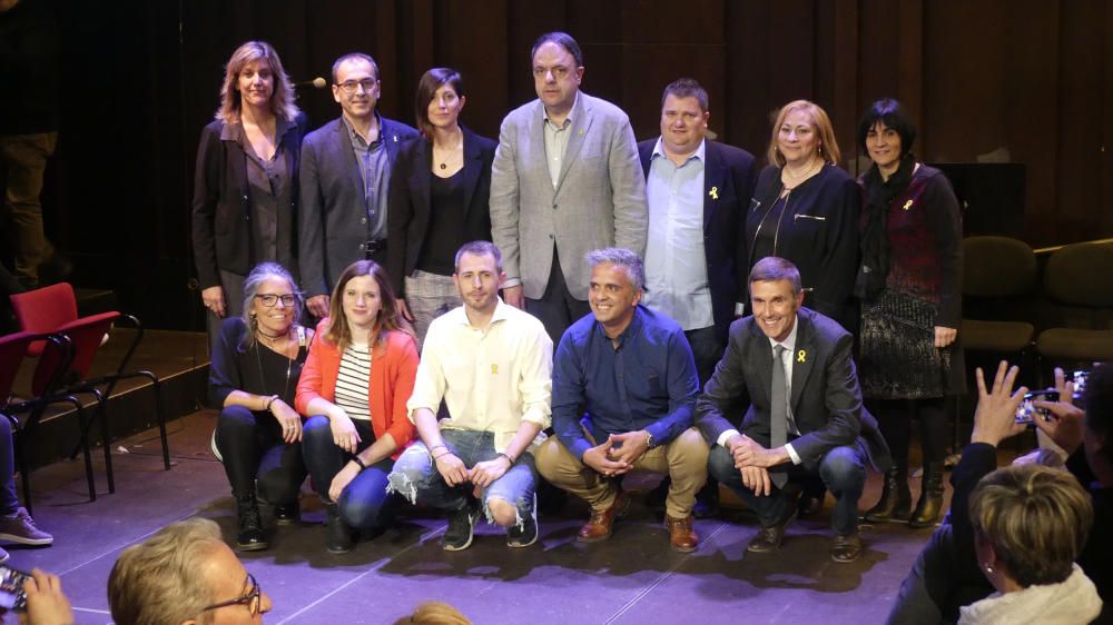 Junyent presenta els 12 primers noms de la candidatura del PDeCAT a les municipals