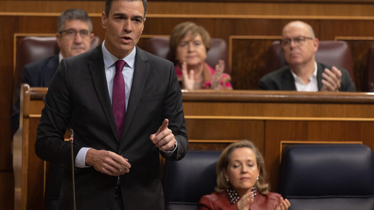 Las respuestas de Pedro Sánchez a Santiago Abascal en la sesión de control